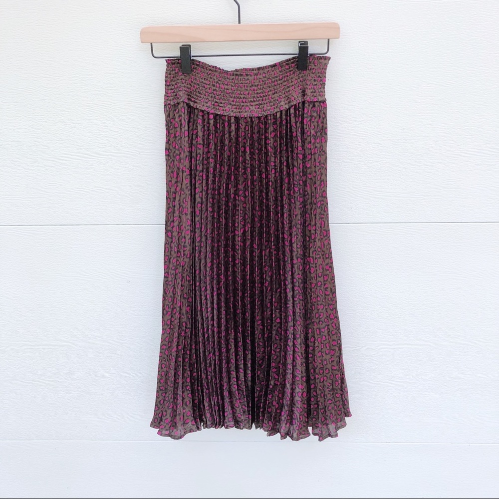 Banana Republic Pleated Midi Skirt